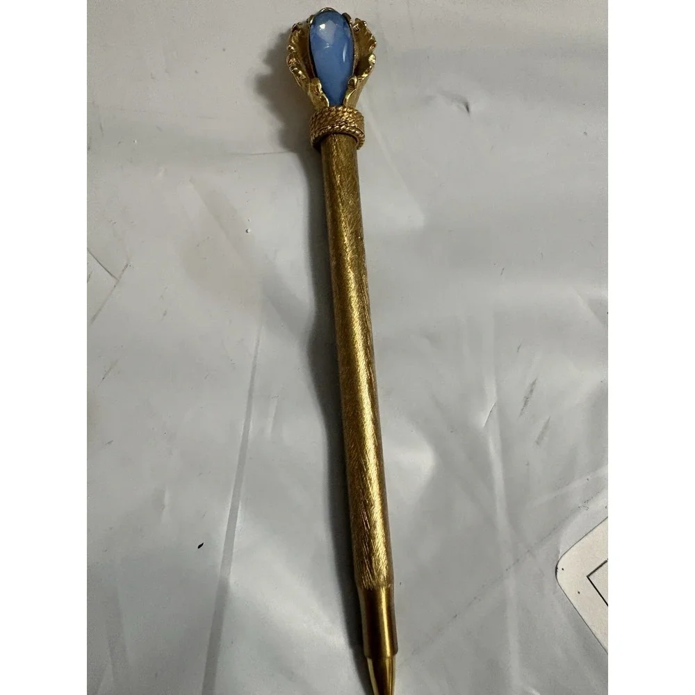 Vintage Florenza Pen With Blue Stone Cabachon
